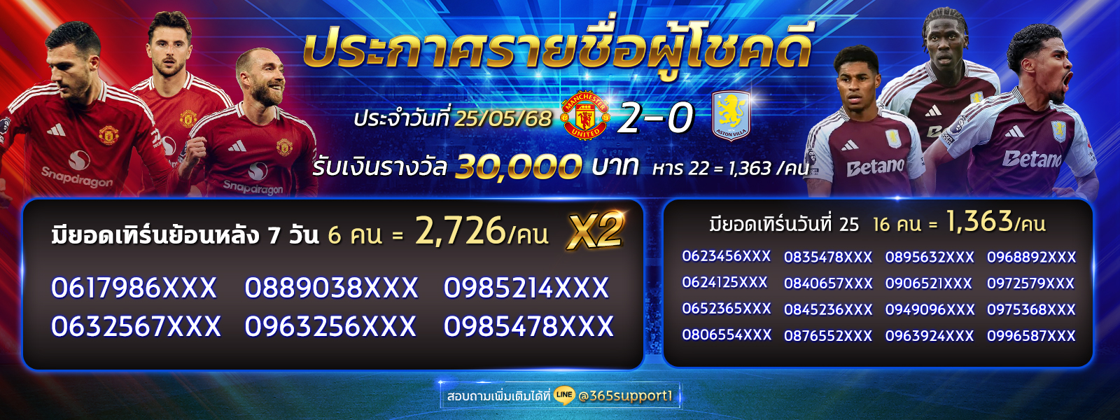 กิจกรรมทายผลบอล